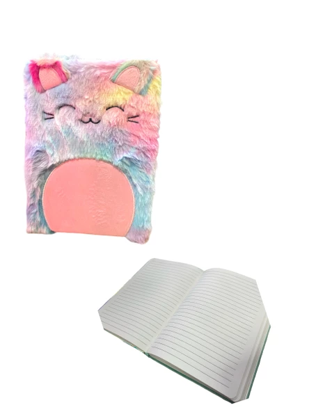 Maxx FY-4 A5 Peluş Çizgili Defter 80 Ypr. - Unicorn - 2