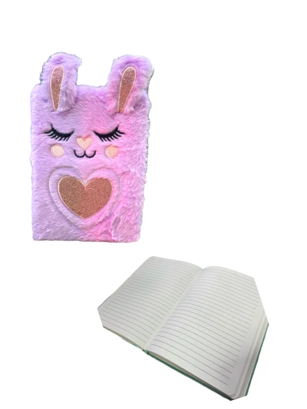 Maxx FY-4 A5 Peluş Çizgili Defter 80 Ypr. - Unicorn - 4