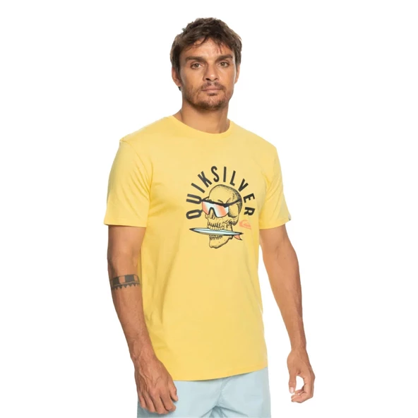 Quiksilver Rockin Skull Sarı Erkek T-Shirt EQYZT07278-YFB0 - 2