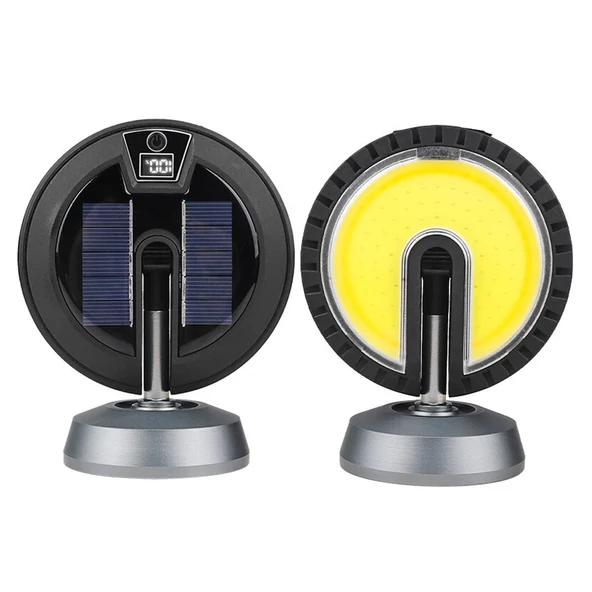 POWERMASTER PM-24564 25 WATT USB - TYPE-C GİRİŞLİ COB LEDLİ TEK YÖNLÜ 180 DERECE SOLAR ÇALIŞMA LAMBASI - 2