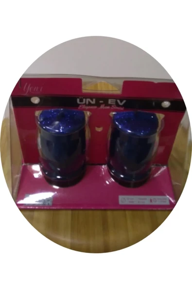 2'li Silindir Simli Mum  -G220 - 2