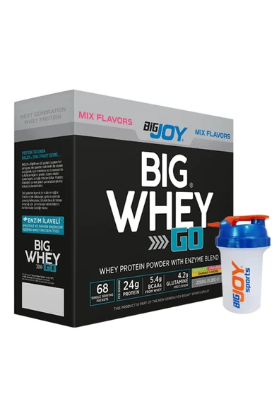 Bigjoy Sports BIGWHEYGO Whey Protein 68 Servis +2 Hediyeli