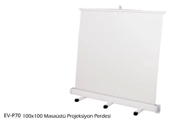 Everest Ev-P70 100-100 Masaüstü Portatif Projeksiyon Perdesi