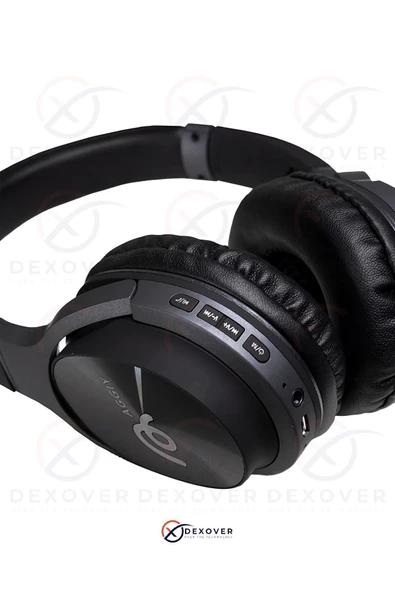 Hi-fi Ses Katlanabilir Kulak Üstü Kablosuz Bluetooth Kulaklık Extra Bass Stereo Ses - Resim 5