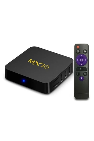 MX10 MX BOX GB 4K Android Tv Box Medya Oynatıcı