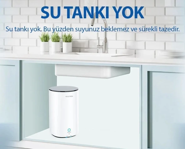 Neutron NTL-SU60WB Akıllı Su Arıtma Cihazı Su Tankı Olmadan Arıtır Mobil Uygulama Kullanımı - 5