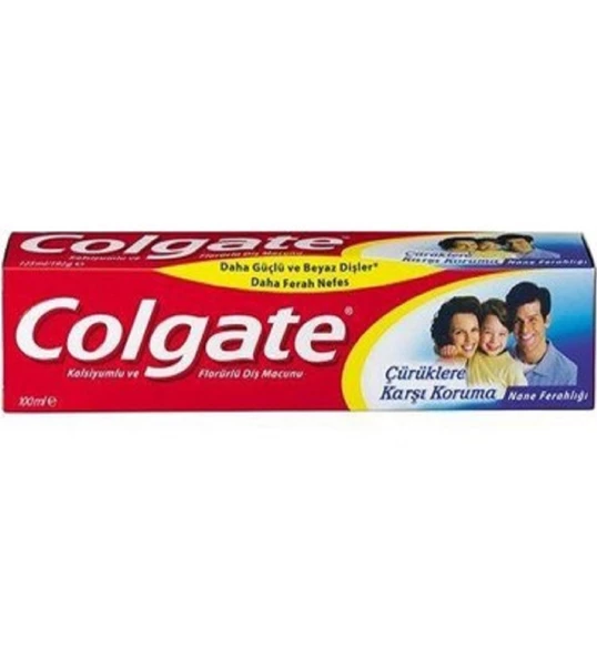 Colgate Çürüklere Karşı Koruma Nane Ferahlığı Diş Macunu 100 ML