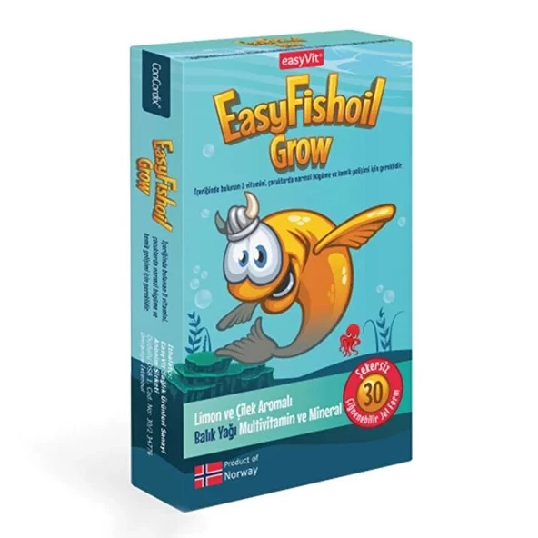 EasyFishoil Grow 30 Jel Tablet