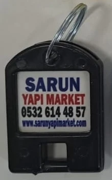 ANAHTARLIK RENKLİ PLASTİK ( KARIŞIK RENKTİR - 1 ADET FİYATIDIR ) - Resim 2