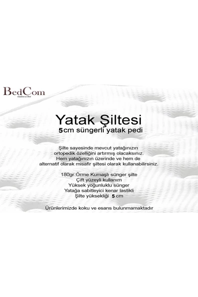 Aloe 60X120 5cm Bebek Yatağı Şilte Oyun Parkı Yer Minderi Bebek Şiltesi - 2