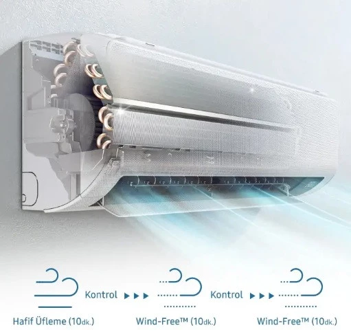Samsung Wind-Free Premium AR12BXFCMWK/SK 12000 BTU A++ Duvar Tipi Klima - 3