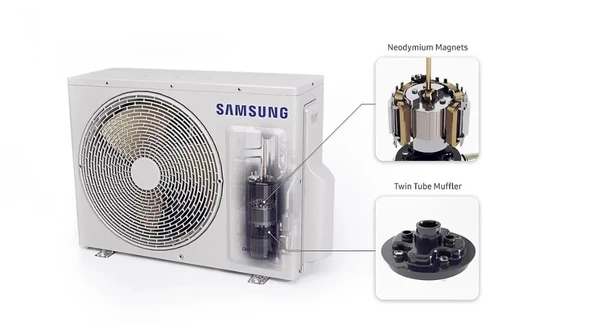 Samsung Wind-Free Premium AR12BXFCMWK/SK 12000 BTU A++ Duvar Tipi Klima - 5