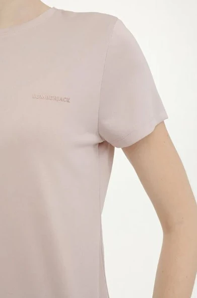 Lumberjack W-CT131 Basıc Modal C Neck Kadın Kısa Kol T-Shirt Kadın Tişört - 4
