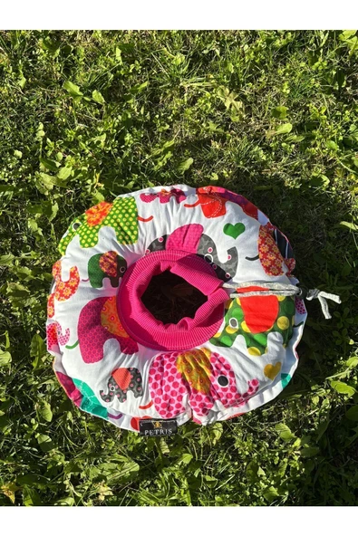 Kedi Ve Köpek Boyunluk-elizabeth Yakalık Operasyon Boyunluk-kedi Boyun Yastığı(PEMBE FİLLER) - 2