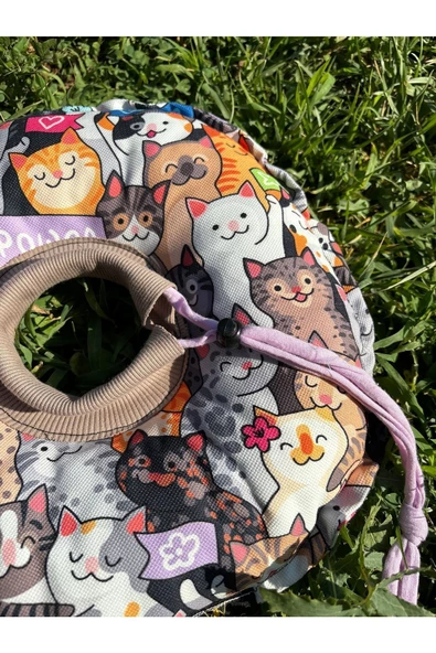 Kedi Ve Köpek Boyunluk-Elizabeth Yakalık Operasyon Boyunluk-kedi Boyun Yastığı(ÖZEL KUMAŞ)Miyav Gücü - 7