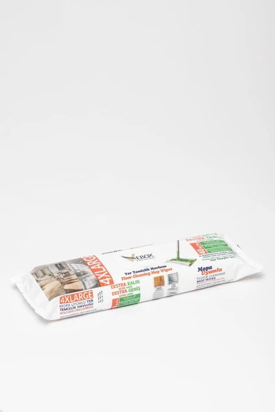 VEBOX Easy Wet Wipes Beyaz Sabun Katkılı Mopa Uyumlu Yer Temizlik Havlusu 4XL 40 Yaprak - 2
