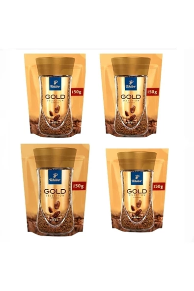 Tchibo Gold Selection Çözünebilir Kahve Ekonomik Paket 150g X 4 Adet