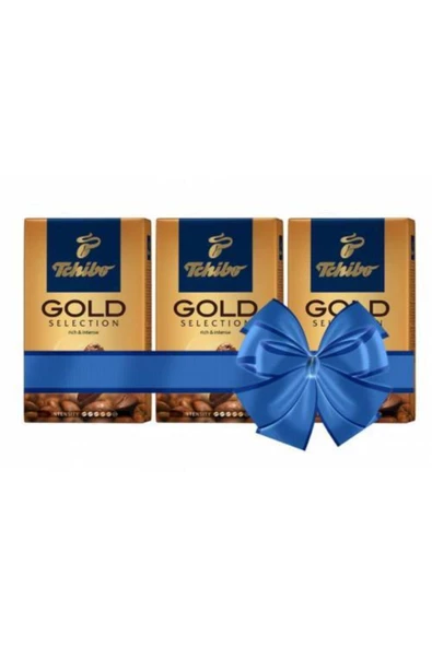 Tchibo Gold Selection Öğütülmüş Filtre Kahve 750 Gr (3x250gr)