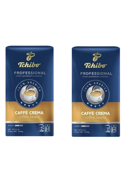 Tchibo Profesional Cafe Crema Çekirdek 1 kg X 2 Adet