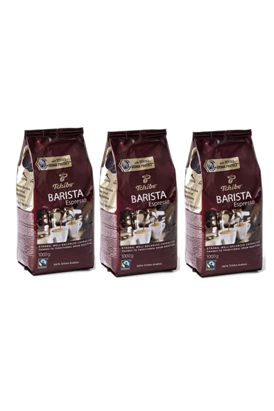 Tchibo Barista Espresso Çekirdek Kahve 3 Adet 1kg