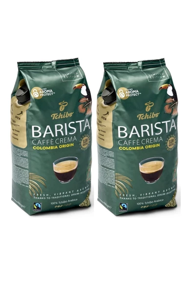 Tchibo Barista Caffe Crema Colombia Origin Çekirdek Kahve 2 Adet 1kg