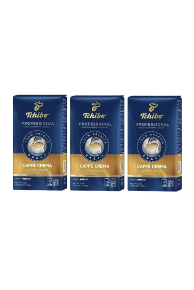 Tchibo Professional Caffe Crema Çekirdek Kahve 3 Adet 1kg