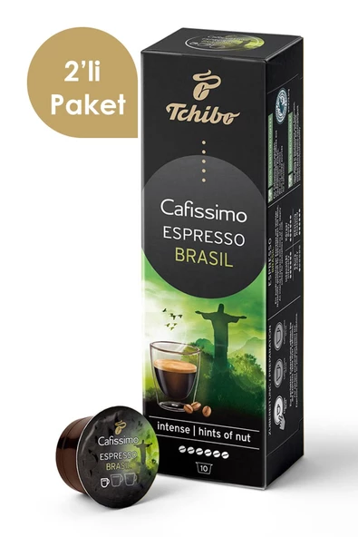 Tchibo Cafissimo Espresso Brasil 2x10 Adet Kapsül Kahve