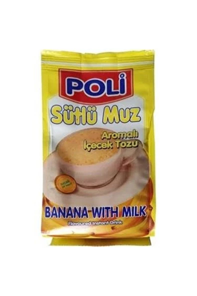 POLI Sütlü Muz Aromalı Içecek Tozu 250 Gr