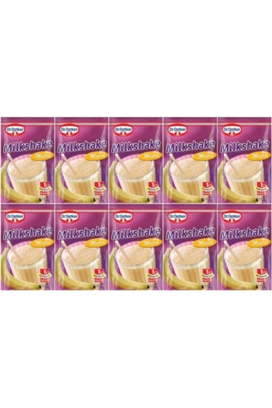 Dr. Oetker Dr.oetker Milkshake Muzlu 25 Gr X 10 Adet