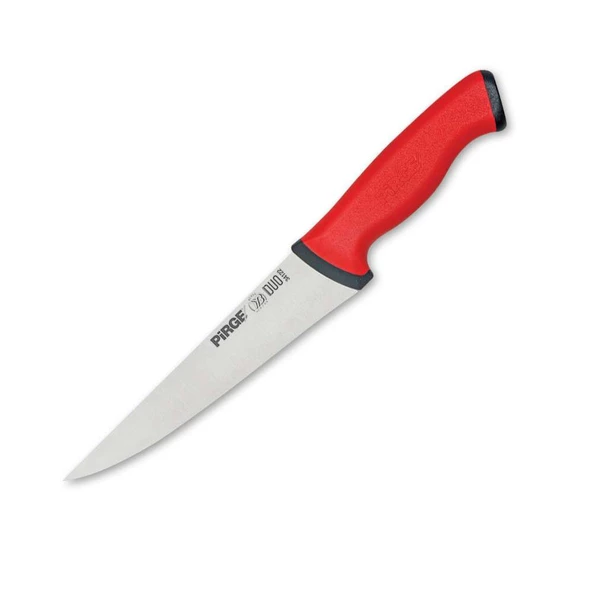 Pirge Duo Kasap Bıçağı No: 2 Sivri 16,5 cm Kırmızı