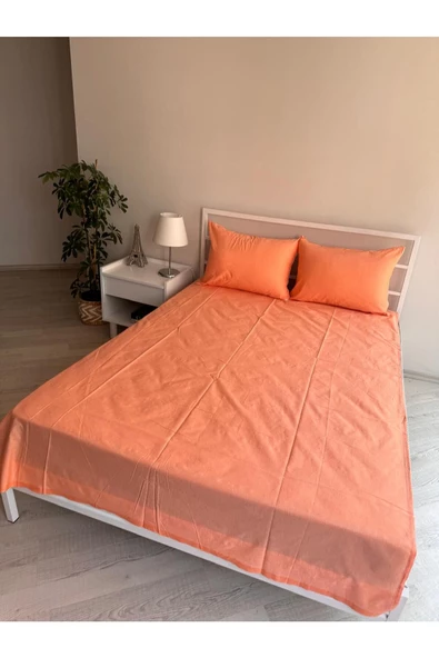 ÜNTAŞ ÇİFT KİŞİLİK LASTİKSİZ ÇARŞAF VE 2 ADET YASTIK KILIFI - 4