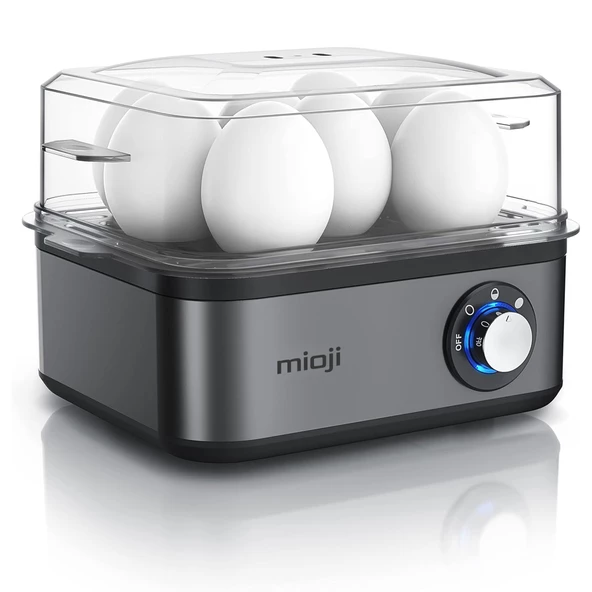 Mioji Mio EG8 500W LED Işıklı Sesli Uyarı 8li Yumurta Kırma ve Pişirici - 6