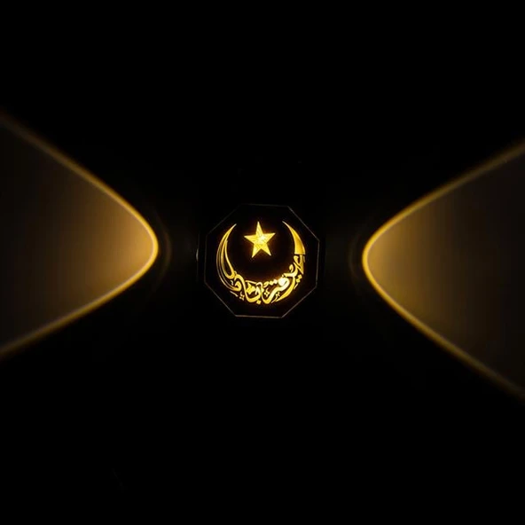 Powermaster PM-24445 3000K Ayyıldız Hilal Dekoratif Led Duvar Aplik - 6