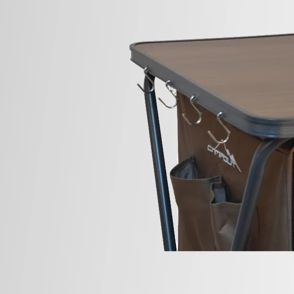 Nurgaz NG C155 Campout Tek Kapılı Kamp Mutfağı - Resim 4