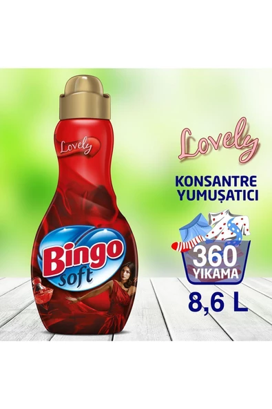 Soft Konsantre Çamaşır Yumuşatıcısı Lovely 1440 ml Ekonomi Paketi 6'lı