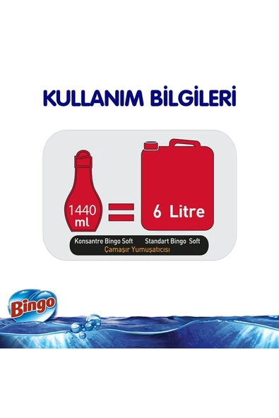 Soft Konsantre Çamaşır Yumuşatıcısı Lovely 1440 ml Ekonomi Paketi 6'lı - 5