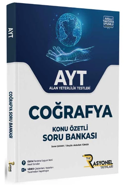 YKS AYT Coğrafya Konu Özetli Soru Bankası Rasyonel Yayınları