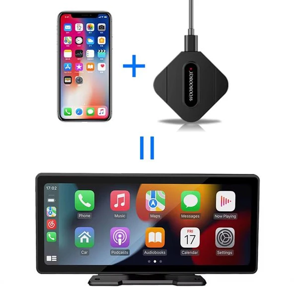 Powermaster PM-24507 Z1A-Z1D Wireless Kablosuz Android Auto Araç Ekran Yansıtma Aparatı CarPlay - Resim 6