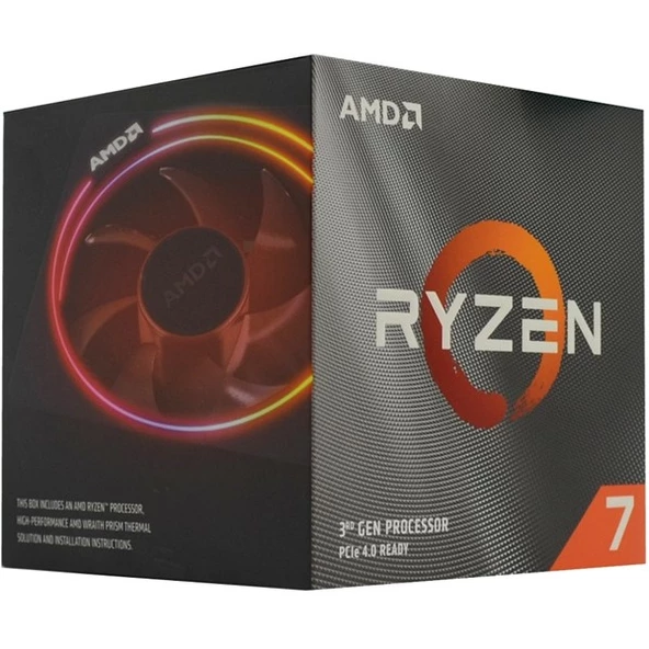 Amd Ryzen 7 3700X 36Mb 8Çekirdekli Vga Yok Am4 65W Kutulu+Fanlı - 2