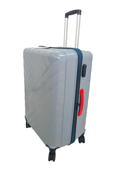 Kapella Cap Polo'S Valiz Gri Kırılmaz Pp Kabin Boy - 5