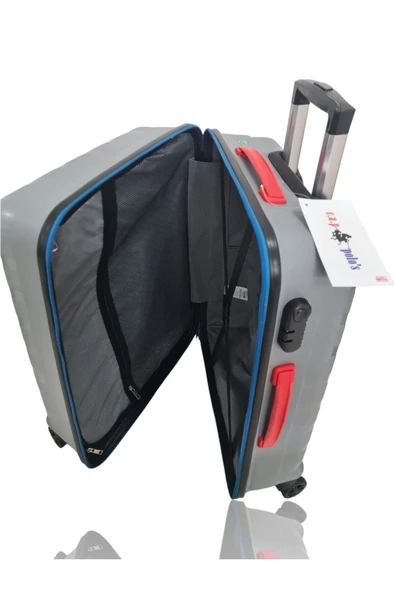 Kapella Cap Polo'S Valiz Gri Kırılmaz Pp Kabin Boy - 2