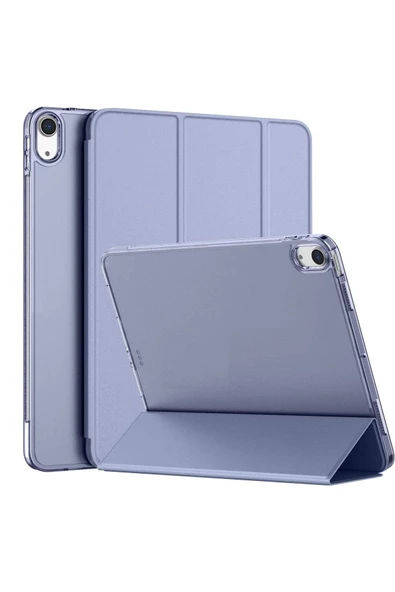 Apple Ipad 7. 8. 9. Nesil 10.2 Uyumlu Kılıf Pu Deri Smart Case 2021 2020 2019 Lavender