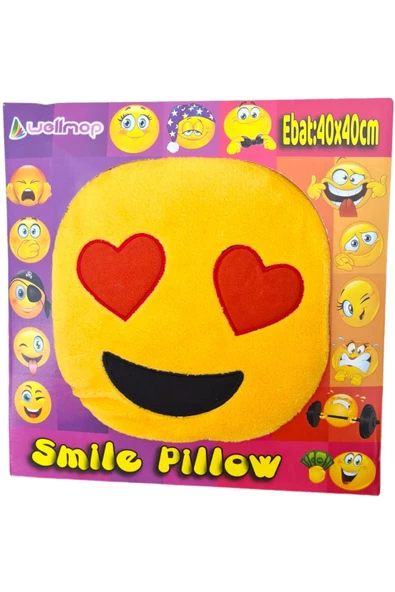Wellmop Emoji Yastık Kutulu ürün görseli 1