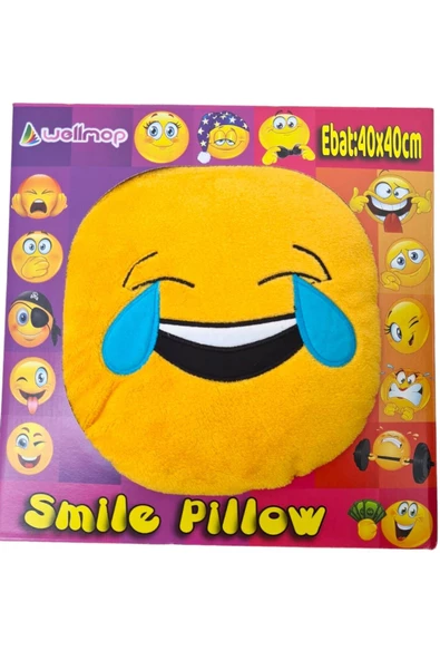 Wellmop Emoji Yastık Kutulu