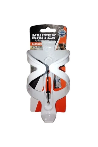 Knitex Beyaz Bisiklet Suluk Kafesi Plastik Ktx-2500