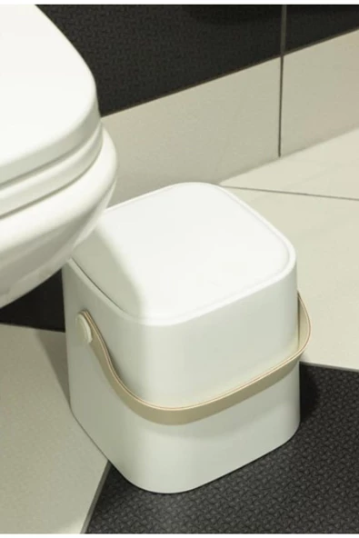 Tuffex Beyaz Sihirli Çöp Kovası 4 Lt - 3