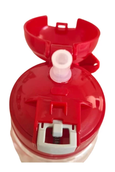Tuffex Lüks Pipetli Matara 500Ml Mono Tp726 Kırmızı Araba Desenli - 3