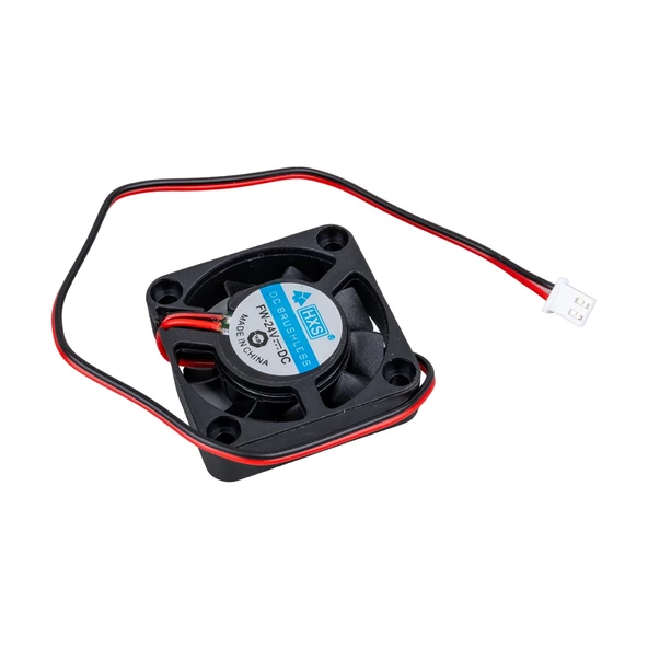 Ayt Powermaster IC-216 2 Pin Kablolu 40X40X10 Mm 24 Volt Fırçasız DC Kasa Fanı Soğutucu Fan 4x4x1 cm - Resim 3