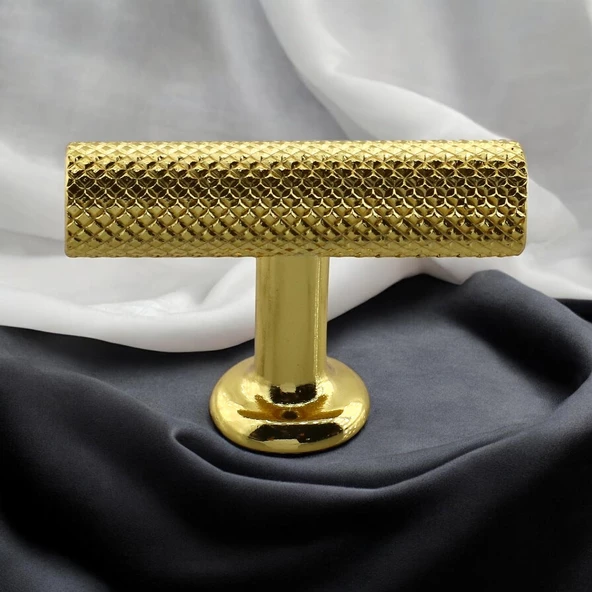 Doruk Kulp Düğme Altın Gold Metal Mobilya Mutfak Dolabı Çekmece Dolap Kulpları Kapak Kulpu Kulbu - 2