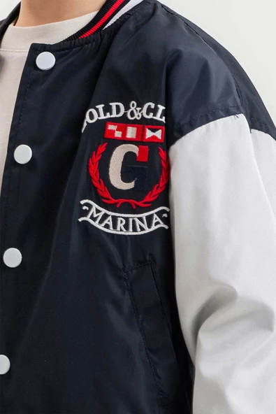 Su Geçirmez Fermuarlı Cepli Erkek Çocuk Ceket - 5